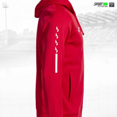 Kapuzenjacke • Olimpiada • Wormatia • Rot • Langarm
