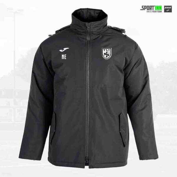 Winterjacke • Trivor • TSV Neckarau • Schwarz • mit Kapuze
