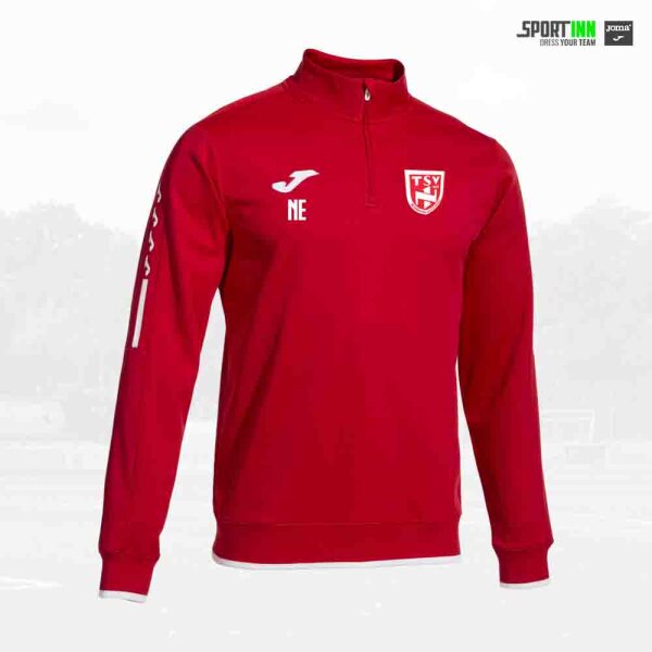 Sweatshirt 1/4-Zip • Olimpiada • TSV Neckarau • Rot • Langarm