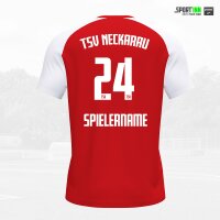 Trikot • Academy IV • TSV Neckarau • Rot/Weiß • Kurzarm