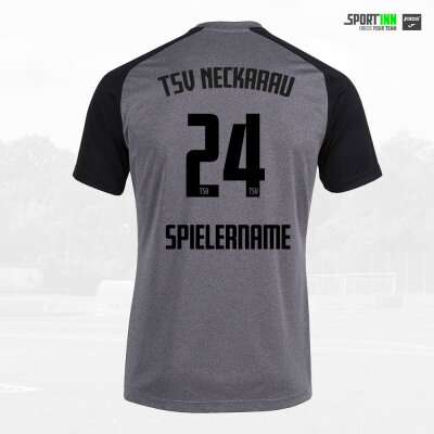 Trikot • Academy IV • TSV Neckarau • Grau/Schwarz • Kurzarm