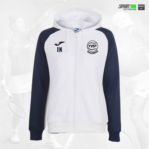 Kapuzenjacke • Academy IV (Damen) • TV Sulzbach • Weiß/Dunkelblau • Langarm