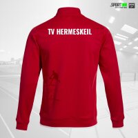 Sweatshirt 1/4-Zip • Olimpiada • TV Hermeskeil • Rot • Langarm