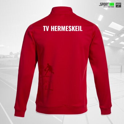 Sweatshirt 1/4-Zip • Olimpiada • TV Hermeskeil • Rot • Langarm