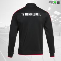 Sweatshirt 1/4-Zip • Olimpiada • TV Hermeskeil • Schwarz/Rot • Langarm