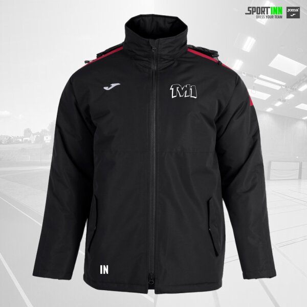 Winterjacke • Trivor • TV Hermeskeil • Schwarz/Rot • mit Kapuze