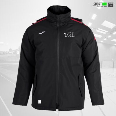 Winterjacke • Trivor • TV Hermeskeil • Schwarz/Rot • mit Kapuze