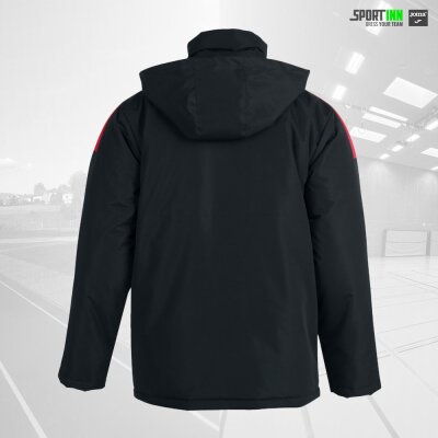 Winterjacke • Trivor • TV Hermeskeil • Schwarz/Rot • mit Kapuze