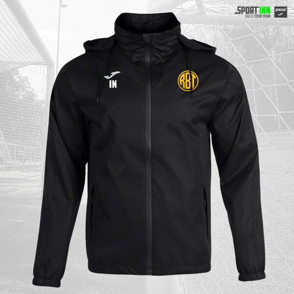 Regenjacke • Trivor • RBT Torwartschule • Schwarz • mit Kapuze