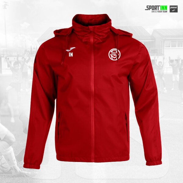 Regenjacke • Trivor II • TuS Mingolsheim • Rot • mit Kapuze