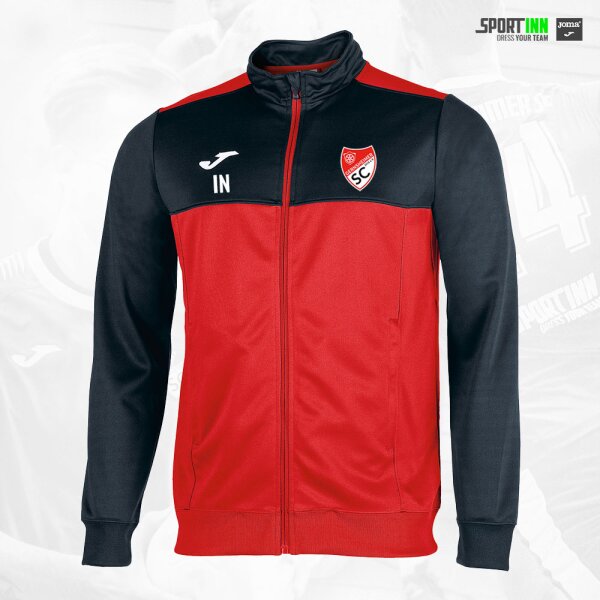 Trainingsjacke • Winner • Gernsheimer SC • Rot/Schwarz • Langarm