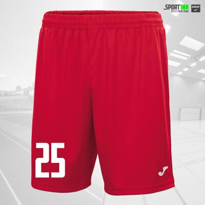 Hose kurz • Nobel • TVH Handball • Rot • Ohne Taschen