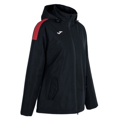 Jacke • Joma • Trivor (Damen) • Schwarz/Rot • mit Kapuze