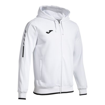 Kapuzenjacke • Joma • Olimpiada • Weiß/Schwarz