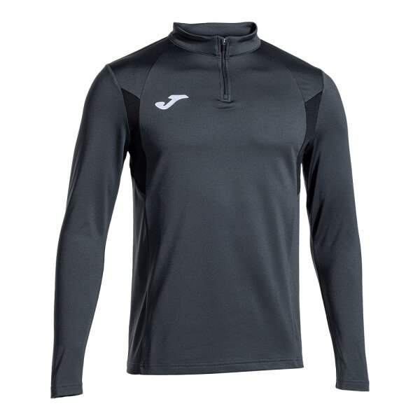 Sweatshirt 1/4 Zip • Joma • Winner III • Grau/Schwarz