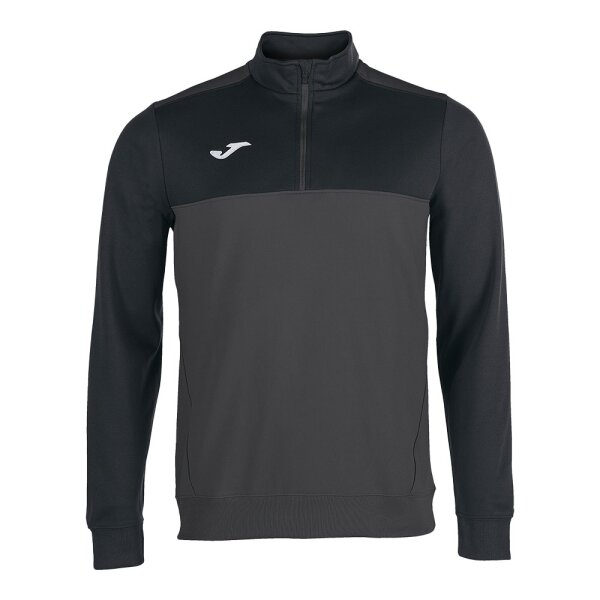 Sweatshirt 1/4 Zip • Joma • Winner • Grau/Schwarz