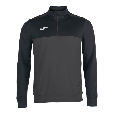 Sweatshirt 1/4 Zip • Joma • Winner • Grau/Schwarz