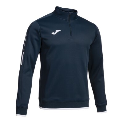 Sweatshirt 1/4 Zip • Joma • Olimpiada • Dunkelblau/Weiß