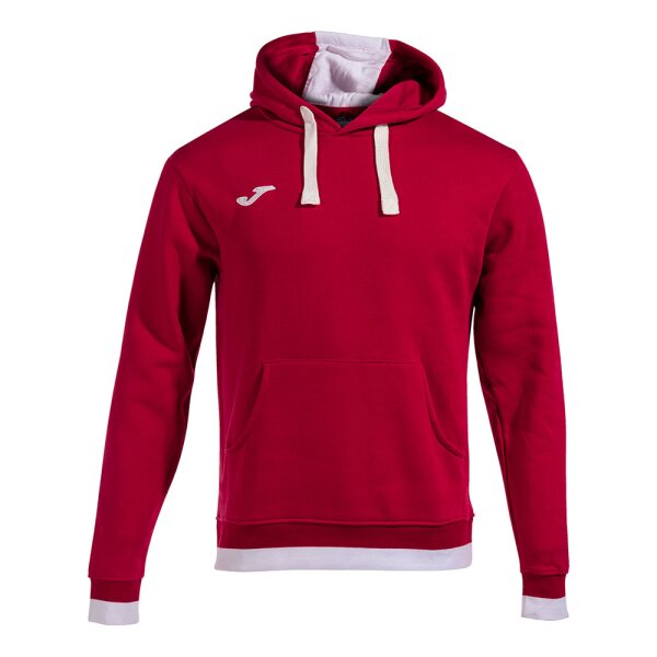 Hoodie • Joma • Confort II • Rot/Weiß
