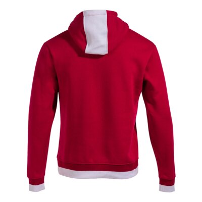 Hoodie • Joma • Confort II • Rot/Weiß