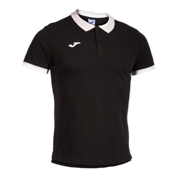 Polo-Shirt • Joma • Confort II • Schwarz/Weiß