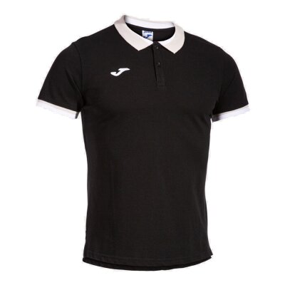 Polo-Shirt • Joma • Confort II • Schwarz/Weiß