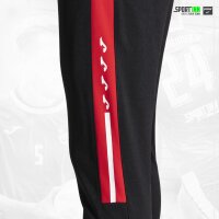 Hose lang • Olimpiada • Gernsheimer SC • Schwarz/Rot • mit Taschen