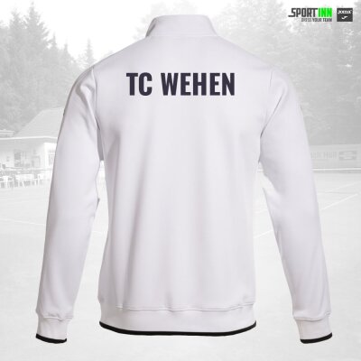 Sweatshirt 1/4-Zip • Combi Premium • TC Wehen • Weiß/Dunkelblau