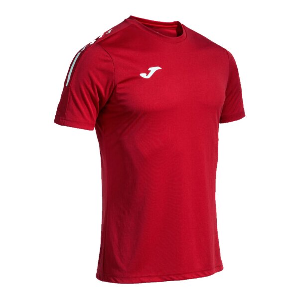 Shirt • Joma • Olimpiada • Rot/Weiß • Kurzarm