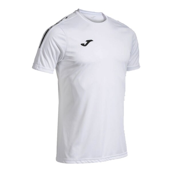 Shirt • Joma • Olimpiada • Weiß/Schwarz • Kurzarm
