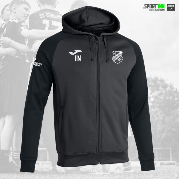 Kapuzenjacke • Academy  IV • SV Gimbsheim • Schwarz/Grau