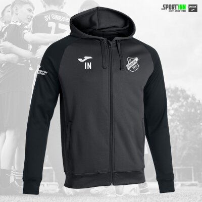 Kapuzenjacke • Academy  IV • SV Gimbsheim • Schwarz/Grau