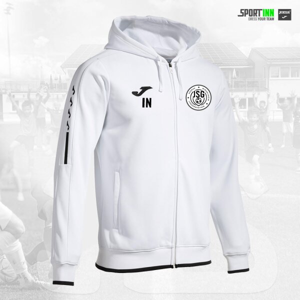 Kapuzenjacke • Olimpiada • JSG Mingol./Langen./Kronau • Weiß