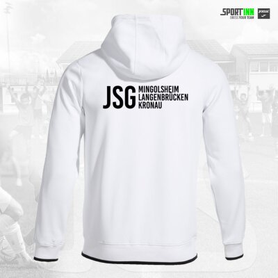Kapuzenjacke • Olimpiada • JSG Mingol./Langen./Kronau • Weiß