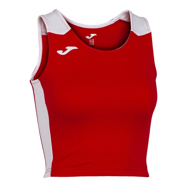 Crop Top • Joma • Record II (Damen) • Rot/Weiß