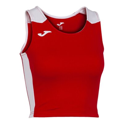 Crop Top • Joma • Record II (Damen) • Rot/Weiß