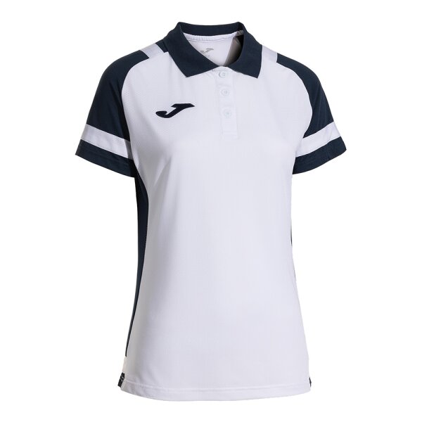 Polo-Shirt • Joma • Lider (Damen) •  Weiß/Dunkelblau
