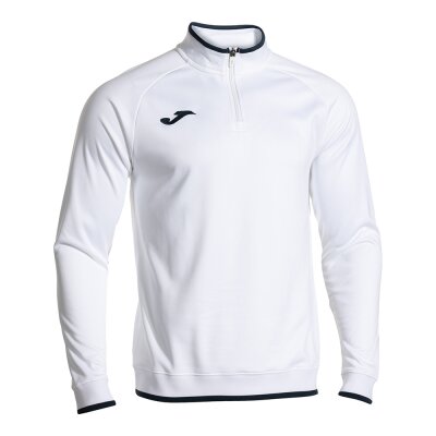 Sweatshirt 1/4-Zip • Joma • Combi Premium • Weiß/Dunkelblau