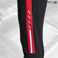 Hose lang • Olimpiada • TG RW Gernsheim • Schwarz/Rot • mit Taschen