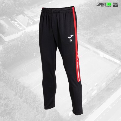 Hose lang • Olimpiada • TG RW Gernsheim • Schwarz/Rot • mit Taschen