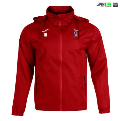 Regenjacke • Trivor II • FC Kickers Rhein-Main • Rot • mit Kapuze