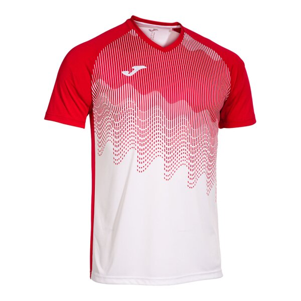 Trikot • Joma • Tiger VI • Weiß/Rot • Kurzarm