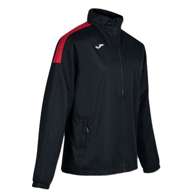 Regenjacke • Joma • Trivor • Schwarz/Rot • mit Kapuze