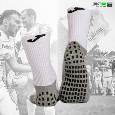 Antirutsch-Socken • Gernsheim Gladiators • Lang • Weiß