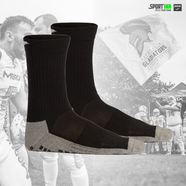 Antirutsch-Socken • Gernsheim Gladiators • Lang • Schwarz