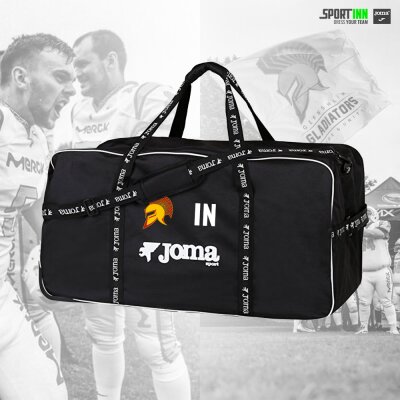 Sporttasche mit Rollen • Team Travel • Gernsheim Gladiators • Schwarz