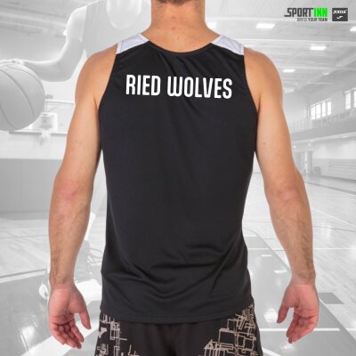 Tank Top • Record II • Ried Wolves • Schwarz/Weiß