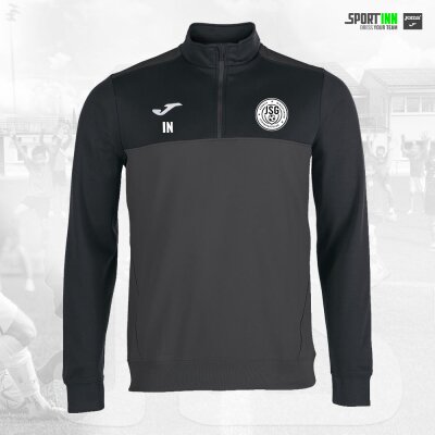 Sweatshirt 1/4 Zip • Winner • JSG Mingol./Langen./Kronau • Grau/Schwarz