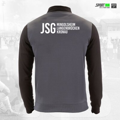 Trainingsjacke • Winner • JSG Mingol./Langen./Kronau • Grau/Schwarz • Langarm