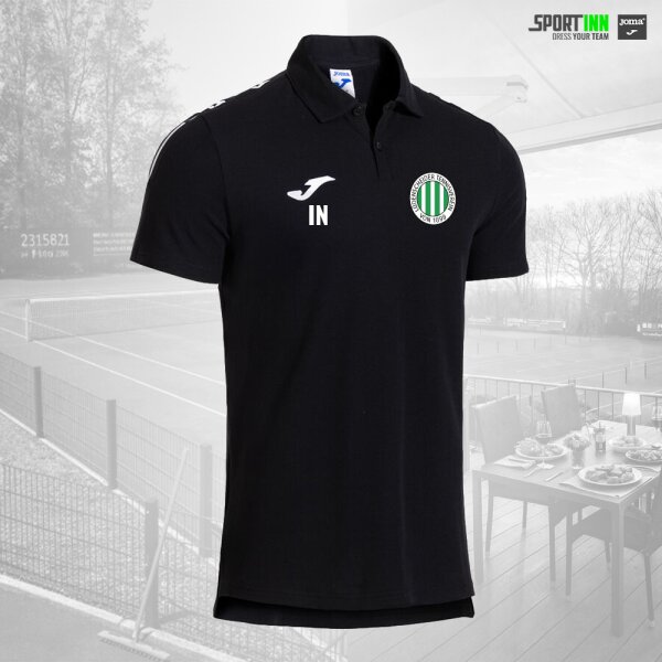 Polo-Shirt • Olimpiada • Lüdenscheider TV • Schwarz • Baumwolle